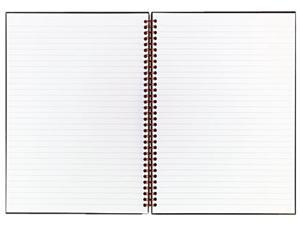 Black n' Red - K67030 Twinwire Hardcover Notebook, Legal Rule, 8-1/2 x 11, White, 70 Sheets