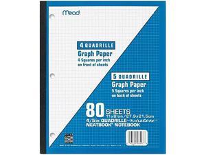 Mead 06497  1-Subject Wireless Neatbook, 80 Sheets Letter 8.50" x 11" - 1Each - White Paper