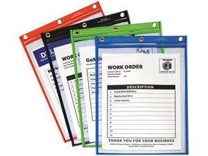 C-Line 50920 - Heavy-Duty Super Heavyweight Plus Shop Ticket Holders, Assorted, 12 x 9, 20/BX C-Line 50920 - Heavy-Duty Super Heavyweight Plus Shop Ticket Holders, Assorted, 12 x 9, 20/BX
