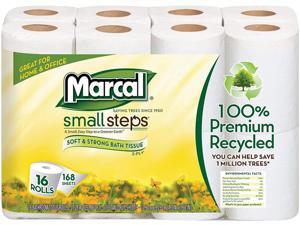 Marcal Small Steps Recycled Premium Bath Tissue Marcal Small Steps Recycled Premium Bath Tissue