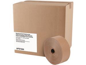 United Facility Supply UFS7300 Glass-Fiber Reinforced Gummed Kraft Sealing Tape, 3" Core, Brown, 8/Carton United Facility Supply UFS7300 Glass-Fiber Reinforced Gummed Kraft Sealing Tape, 3" Core, Brown, 8/Carton