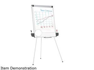 Universal UNV43031 Tripod-Style Dry Erase Easel, Easel: 44" to 78", Board: 29" x 41", White/Silver Universal UNV43031 Tripod-Style Dry Erase Easel, Easel: 44" to 78", Board: 29" x 41", White/Silver