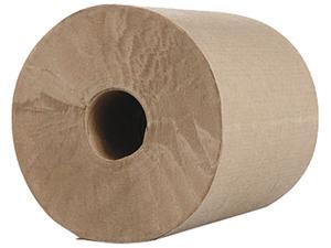 Morcon Paper MOR R12600 Morsoft 1-Ply Hardwound Towel Roll, 600 ft L, Kraft Paper; 12/Case Morcon Paper MOR R12600 Morsoft 1-Ply Hardwound Towel Roll, 600 ft L, Kraft Paper; 12/Case