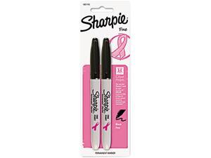 Sharpie Permanent Marker Fine Marker Point Type - Black Ink - 2 / Pack Sharpie Permanent Marker Fine Marker Point Type - Black Ink - 2 / Pack