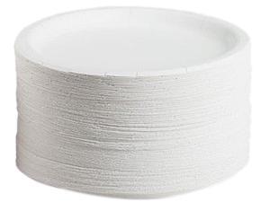 AJM Packaging Corporation CP9AJCWWH1PK Coated Paper Plates AJM Packaging Corporation CP9AJCWWH1PK Coated Paper Plates