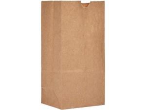 AJM Packaging Corporation GK1-500 Grocery Paper Bags, 30 lbs Capacity, #1, 6.88" x 3.50" x 2.38", Kraft, 500 Bags AJM Packaging Corporation GK1-500 Grocery Paper Bags, 30 lbs Capacity, #1, 6.88" x 3.50" x 2.38", Kraft, 500 Bags