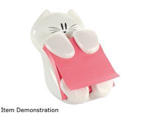 Post-it CAT-330 Pop-Up Note Dispenser Cat Shape, 3 x 3, White Post-it CAT-330 Pop-Up Note Dispenser Cat Shape, 3 x 3, White