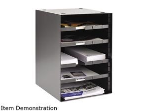SteelMaster 206511004 Steel Desktop Sorter, Five Shelves, 11 1/8 x 12 x 19 1/2, Black SteelMaster 206511004 Steel Desktop Sorter, Five Shelves, 11 1/8 x 12 x 19 1/2, Black