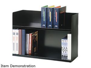 SteelMaster 26423BRBK Two-Tier Book Rack SteelMaster 26423BRBK Two-Tier Book Rack