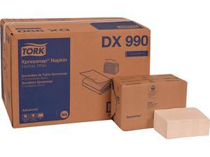 Tork DX990 Xpressnap Interfold Dispenser Napkins, 2-Ply, 6.5" x 8.5", White, 6000/Carton Tork DX990 Xpressnap Interfold Dispenser Napkins, 2-Ply, 6.5" x 8.5", White, 6000/Carton