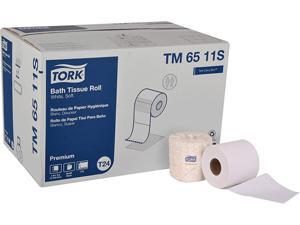 Tork TM6511S Premium Bath Tissue, Septic Safe, 2-Ply, White, 460 Sheets/Roll, 96 Rolls/Carton Tork TM6511S Premium Bath Tissue, Septic Safe, 2-Ply, White, 460 Sheets/Roll, 96 Rolls/Carton