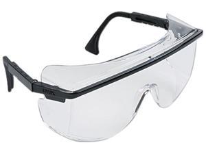 Uvex 763-S2500 Astro OTG 3001 Wraparound Safety Glasses, Black Plastic Frame, Clear Lens Uvex 763-S2500 Astro OTG 3001 Wraparound Safety Glasses, Black Plastic Frame, Clear Lens