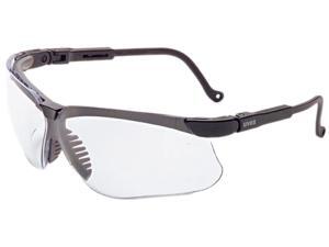 Uvex 763-S3200X Genesis Safety Eyewear, Black Frame, Clear Lens Uvex 763-S3200X Genesis Safety Eyewear, Black Frame, Clear Lens
