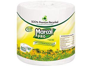 MarcalPro MAC 5001 Premium 100% Recycled Bath Tissue, 2-Ply, White, 4.3 x 3.66, 504/Roll MarcalPro MAC 5001 Premium 100% Recycled Bath Tissue, 2-Ply, White, 4.3 x 3.66, 504/Roll