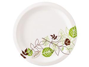 Dixie UX7PATH Pathways Paper Plates, 6.875", Green/Burgundy, 1000/Carton Dixie UX7PATH Pathways Paper Plates, 6.875", Green/Burgundy, 1000/Carton