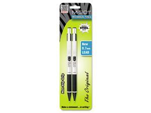 Zebra 54312 M-301 Mechanical Pencil, 0.70 mm, Stainless Steel w/ Black Accents Barrel, 2/Pk Zebra 54312 M-301 Mechanical Pencil, 0.70 mm, Stainless Steel w/ Black Accents Barrel, 2/Pk