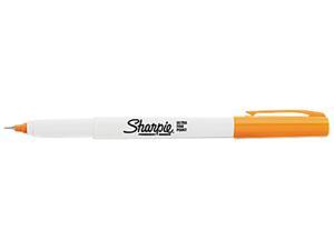 Sharpie 37126 Permanent Marker, Ultra Fine Point, Orange