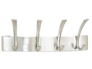 Safco 4205SL Metal Coat Racks, Silver, Steel, Wall Rack, Four Hooks Safco 4205SL Metal Coat Racks, Silver, Steel, Wall Rack, Four Hooks