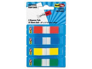Redi-Tag 74002 Page Flags in Pop-Up Dispenser, 1/2w x 1 7/10h, Assorted, 140/Pack Redi-Tag 74002 Page Flags in Pop-Up Dispenser, 1/2w x 1 7/10h, Assorted, 140/Pack