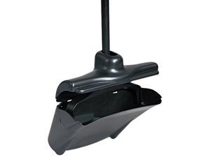 Rubbermaid Commercial 253200BLA Lobby Pro Upright Dust Pan, w/Cover, 12 1/2"W, Plastic Pan/Metal Handle, Black Rubbermaid Commercial 253200BLA Lobby Pro Upright Dust Pan, w/Cover, 12 1/2"W, Plastic Pan/Metal Handle, Black