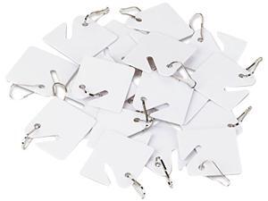 SecurIT 04983 Replacement Slotted Key Cabinet Tags, 1-5/8 x 1-1/2, White, 20/Pack SecurIT 04983 Replacement Slotted Key Cabinet Tags, 1-5/8 x 1-1/2, White, 20/Pack