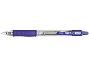 Pilot 31278 G2 Roller Ball Retractable Gel Pen, Blue Ink, Ultra Fine