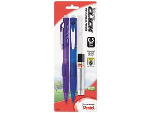 Pentel Twist-Erase CLICK Mechanical Pencil, 0.50 mm, Assorted Barrels, 2/Pk Pentel Twist-Erase CLICK Mechanical Pencil, 0.50 mm, Assorted Barrels, 2/Pk