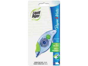 Paper Mate Liquid Paper 660415 DryLine Grip Correction Tape, Non-Refillable, 1/5" x 335" Paper Mate Liquid Paper 660415 DryLine Grip Correction Tape, Non-Refillable, 1/5" x 335"