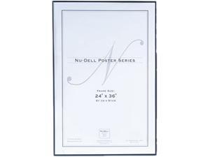 Nu-Dell 31242 Metal Poster Frame, Plastic Face, 24 x 36, Black Nu-Dell 31242 Metal Poster Frame, Plastic Face, 24 x 36, Black