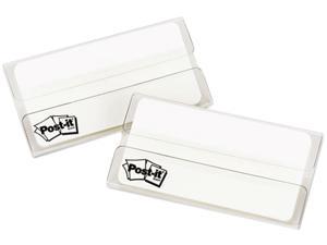 Post-it 686F-50WH3IN Durable File Tabs, 3 x 1 1/2, White, 50/Pack