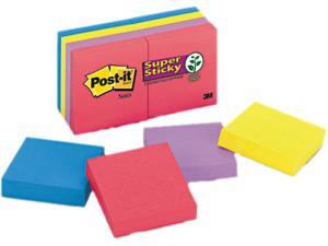Post-it Notes Super Sticky 622-8SSAU Pads in Jewel Pop Colors, Ninety 2 x 2 Sheets, 8 Pads/Pack Post-it Notes Super Sticky 622-8SSAU Pads in Jewel Pop Colors, Ninety 2 x 2 Sheets, 8 Pads/Pack