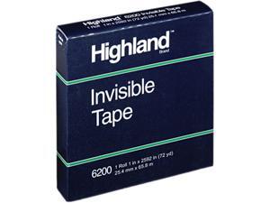 Highland 620025921 Invisible Tape, 1" x 2592", 3" Core Highland 620025921 Invisible Tape, 1" x 2592", 3" Core