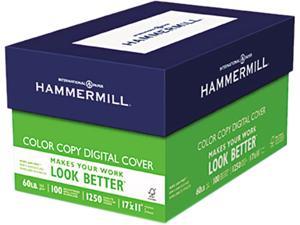 Hammermill 12004-0 Color Copy Digital Cover Stock, 60 lbs., 18 x 12, White,  250 Sheets 