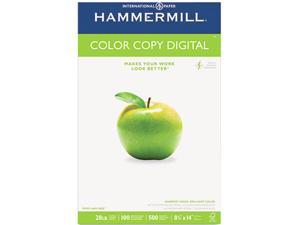 Hammermill 10247-5 Color Copy Paper, 100 Brightness, 28lb, 8-1/2 x 14, Photo White, 500/Ream