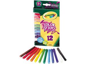 12 Assorted Colors Woodless Colored Pencils Crayola Color Sticks 