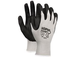 Memphis 9673M Economy Foam Nitrile Gloves, Medium, Gray/Black, Dozen Memphis 9673M Economy Foam Nitrile Gloves, Medium, Gray/Black, Dozen