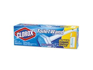 Clorox 03191 Toilet Wand Kit w/Caddy & 6 Refill Heads