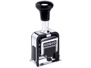 COSCO 026138 2000 PLUS Automatic Numbering Machine, 8 wheels, Self-Inking, Black 3/4 x 1/4 COSCO 026138 2000 PLUS Automatic Numbering Machine, 8 wheels, Self-Inking, Black 3/4 x 1/4