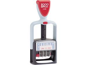 COSCO 011034 2000 PLUS Two-Color Word Dater, Received, Self-Inking