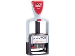 COSCO 011032 2000 PLUS Two-Color Word Dater, "Faxed," Self-Inking COSCO 011032 2000 PLUS Two-Color Word Dater, "Faxed," Self-Inking