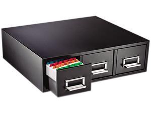 STEELMASTER by MMF Industries 263F3516TBLA Drawer Card Cabinet Holds 4,500 3 x 5 cards, 19 7/8 x 18 1/8 x 7 STEELMASTER by MMF Industries 263F3516TBLA Drawer Card Cabinet Holds 4,500 3 x 5 cards, 19 7/8 x 18 1/8 x 7