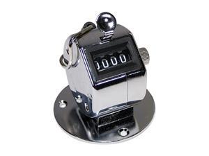 GBC 9841005 Tally II Desk Model Tally Counter, Registers 0-9999, Chrome GBC 9841005 Tally II Desk Model Tally Counter, Registers 0-9999, Chrome