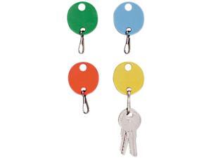 MMF 2018009W47 Snap Hook Colored Oval Key Tags - Oval - Hook Fastener MMF 2018009W47 Snap Hook Colored Oval Key Tags - Oval - Hook Fastener