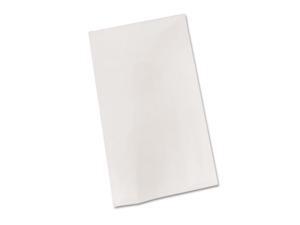 Bio-Degradable Plastic Table Cover, 54" x 108", 6/Pack, White Bio-Degradable Plastic Table Cover, 54" x 108", 6/Pack, White