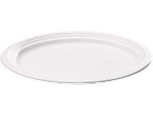 NatureHouse P009 Bagasse Oval Plate, 9" x 6-1/2", White, 125/Pack NatureHouse P009 Bagasse Oval Plate, 9" x 6-1/2", White, 125/Pack