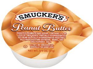 Smucker's 2282 Smucker's Peanut Butter, Single Serving Packs, 3/4 oz, 200/Carton Smucker's 2282 Smucker's Peanut Butter, Single Serving Packs, 3/4 oz, 200/Carton