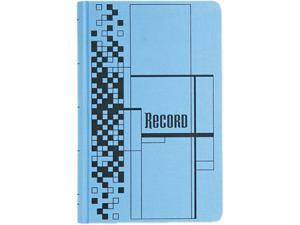 Adams ARB712CR5 Record Ledger Book, Blue Cloth Cover, 500 7 1/2 x 12 Pages