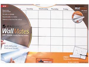 AT-A-GLANCE AW602028 WallMates Self-Adhesive Dry-Erase Monthly Planning Surface, White, 36" x 24" AT-A-GLANCE AW602028 WallMates Self-Adhesive Dry-Erase Monthly Planning Surface, White, 36" x 24"
