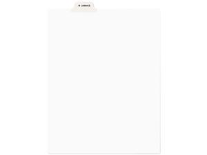 Letter Avery 12390 Avery-Style Preprinted Legal Bottom Tab Dividers Pack of 25 Exhibit Q 