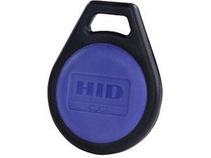 HID Global 2050CNNNN iCLASS Key Fob, Black with Blue Insert HID Global 2050CNNNN iCLASS Key Fob, Black with Blue Insert